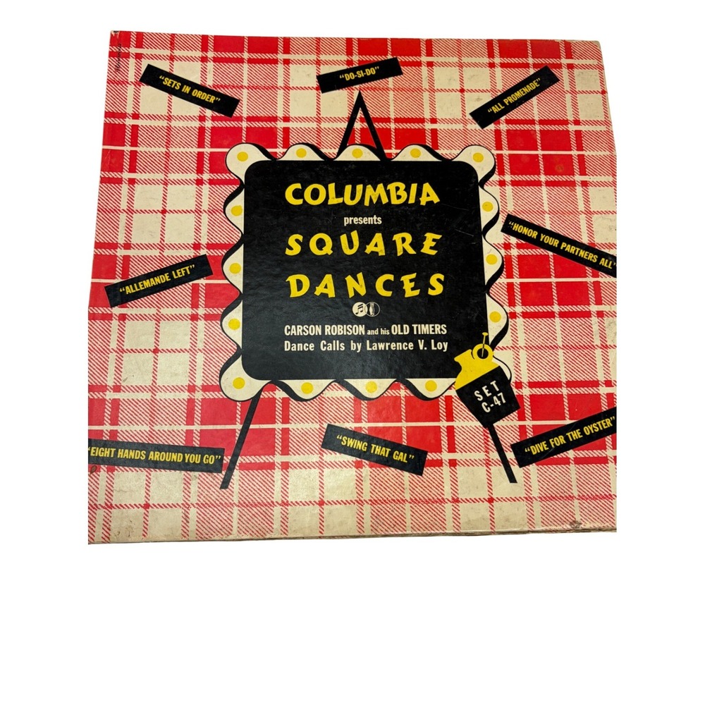 1940s-1950s Columbia Records 78 RPM Shellac Records SQUARE DANCES Carson Robison - Picture 2 of 16